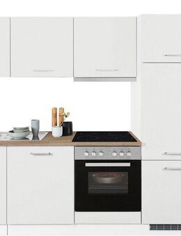 KOCHSTATION Küchenzeile KS-Visby, mit E-Geräten, Breite 270 cm inkl. Kühlschrank und Geschirrspüler