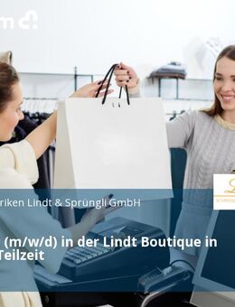 Verkäufer (m/w/d) in der Lindt Boutique in Vollzeit / Teilzeit - Berlin