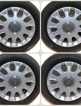 Audi A8 D3 Original Alu-Felgen Gullideckel Reifen 235/55 R17 - Nottuln