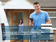 Ausbildung zum Kaufmann für Spedition und Logistikdienstleistung ab September 2025 (m/w/d) - Kirchdorf (Iller)