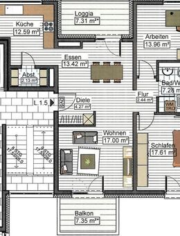 3 Zimmer Wohnung in Neu-Ulm zu vermieten - Neu Ulm
