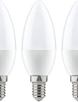 Paulmann LED-Leuchtmittel Kerze 4W E14 230V Warmweiß 3er-Pack, E14, 3 St., Warmweiß, 2700 Kelvin