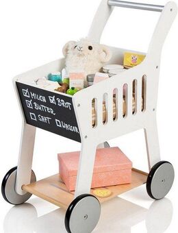 MUSTERKIND® Spiel-Einkaufswagen Rubus, weiß