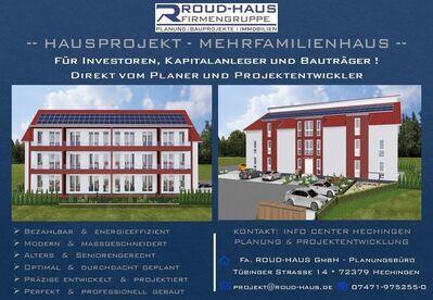 + EXKLUSIVES MEHRFAMILIENHAUS-PROJEKT! +