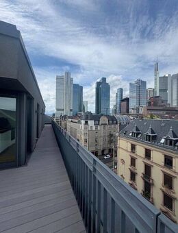 *** Skylineblick direkt am Main *** Luxuriöse Wohnung mit Klima und Dachterrassen - Frankfurt (Main)