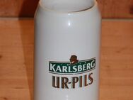 Karlsberg Ur-Pils Bierkrug Steinzeug Steingut Keramik 1 L neuwertig sehr alt ra - Borken