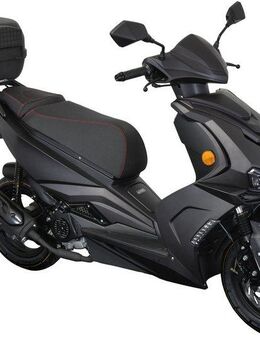 GT UNION Motorroller Striker 45, 49,5 ccm, 45 km/h, Euro 5, (Set, mit Topcase), Luftgekühlter Motor