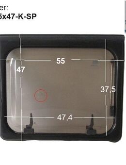 Dethleffs Wohnwagen Fenster ca 55 x 47 bzw 47,4 x 37,5 Parapress PPRG-RX D2162 Küchenfenster (zB RD3) gebr. - Sonderpreis - Schotten Zentrum