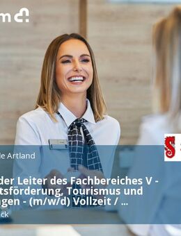 Leiterin oder Leiter des Fachbereiches V - Wirtschaftsförderung, Tourismus und Beteiligungen - (m/w/d) Vollzeit / Teilzeit - Quakenbrück