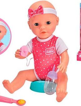 SIMBA Babypuppe New Born Baby Hungry, mit Funktionen, inklusive 5-tlg. Zubehör
