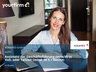 Assistenz der Geschäftsführung (m/w/d) in Voll- oder Teilzeit (mind. 20 h / Woche) - Essen