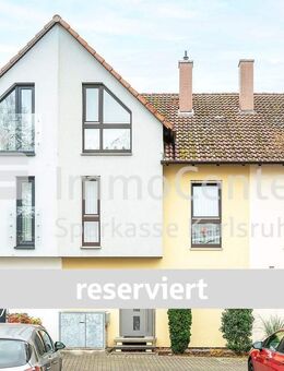 Familienfreundliches Reihenmittelhaus in Bruchsal mit Balkon und Garten - Bruchsal