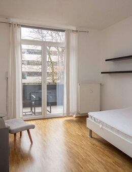 Teilmöbliertes 1-Zimmer-Apartment in Schwabing - München