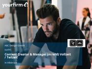 Content Creator & Manager (m/w/d) Vollzeit / Teilzeit - Albbruck