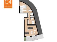 Moderne 3 Zimmer - Wohnung mit offenen Grundrissen und Südwestbalkon (Penthouse) - Homburg