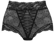 petite fleur gold High-Waist-Slip-Ouvert mit extravaganter Schnürung, Reizwäsche, sexy Dessous