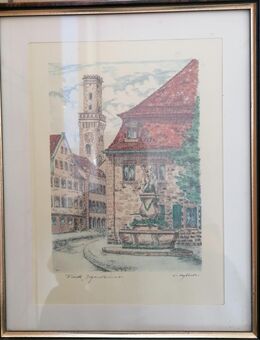 Fürth, Jungbrunnen Historische Stadtansicht - Gelsenkirchen