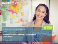 Wissenschaftliche*r Mitarbeiter*in (Post-Doc) - Wuppertal