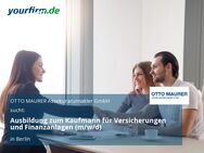 Ausbildung zum Kaufmann für Versicherungen und Finanzanlagen (m/w/d) - Berlin