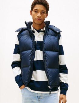 Tommy Jeans Steppweste ALASKA DOWN VEST Regular fit mit abnehmbarer Kapuze