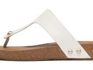 Fitflop IQUSHION LEATHER TOE-POST SANDALS Zehentrenner, Sommerschuh mit iQushion-Technologie für langen Tragekomfort