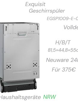 Geschirrspüler Volldekor - Krefeld