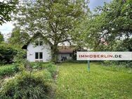 IMMOBERLIN.DE - Individuell gebautes Einfamilienhaus mit Südwestterrasse und großer Gartenidylle in sehr wohnlicher Lage - Brieselang