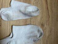 Weißer Damen-Sneakersocken, Größe 38 – 3 Tage getragen - Hamburg Bergedorf