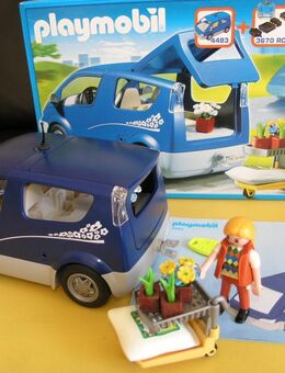 Playmobil Cityvan blau Van Playmobil 4483 mit OVP und Montageschlüssel - Krefeld