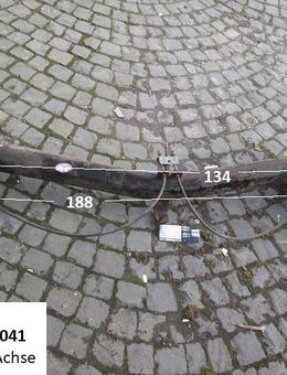 Alko Delta Wohnwagenachse DELTA SIN12-2 1200kg gebr. zB Dethleffs Beduin RN5 / RM4 (6 8282 40132) ca 188cm - Schotten Zentrum