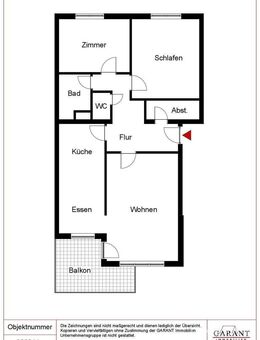 Helle 3 Zimmer-Wohnung mit Balkon und Tiefgaragen-Stellplatz in guter Lage! - Geislingen (Steige)