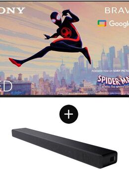 Sony KD-75X80L + HT-A3000 Soundbar LED-Fernseher (189 cm/75 Zoll, 4K Ultra HD, Android TV, Google TV, Smart-TV, BRAVIA CORE, TRILUMINOS PRO, HDMI 2.1, Gaming-Menü mit ALLM)