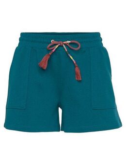 Vivance Sweatshorts Kurze Hose mit aufgesetzten Taschen und Kontrastkordel, Loungewear