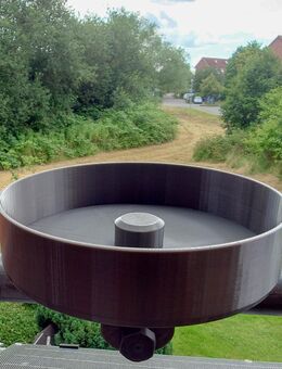 Vogeltränke, Vogelbad Balkongeländer inkl. Balkonhalterung grau - Nortorf Zentrum