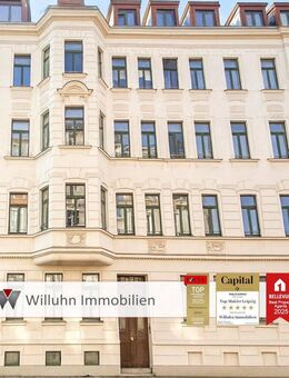 Wohnkomfort mit Südbalkon, Fußbodenheizung und vier gut geschnittenen Zimmern - Leipzig
