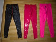 Lack lackleggins Spiegelglanz Leggins rot schwarz Pink unisex Gr.S - Löwenberger Land
