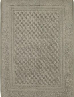 ROSS Duschmatte Unifond, Höhe 1 mm, fußbodenheizungsgeeignet, strapazierfähig, Baumwolle, rechteckig, Uni mit Bordüre, Badezimmerteppich, waschbar