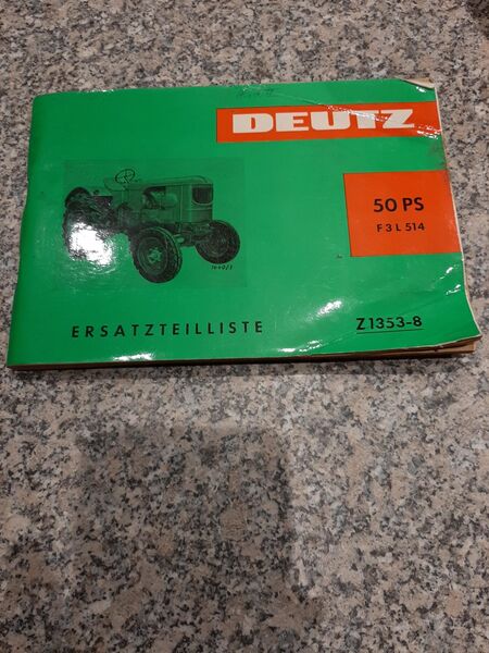 Ersatzteile Liste Deutz 50 PS - Büdingen