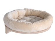 Natural Paradise Kratzbaum Magnolia XL Plus - Als Ergänzung: Wandliegebett Dahlia, creme