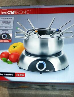 Edelstahl Fondueset in OVP - Gensingen