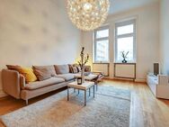 Wunderschöne 3-Zimmer Altbauwohnung (Stuck, hohe Decken) mit Balkon ins Grüne nahe Marienplatz - Stuttgart