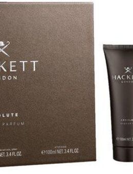 Hackett London Duft-Set HACKETT ESSENTIAL Gift Set 100ml EdP + SG 100ml + Pen Spray 10ml, 3-tlg., Holzig-aromatischer Duft mit Tonkabohne, Leder und Eichenmoos.