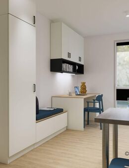 Stylisches Apartment für Studierende - wohnen im Quartillion Wiesbaden - Wiesbaden