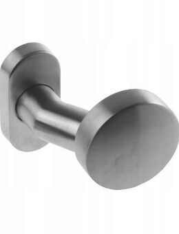 Drückergarnitur Türgriff Türbeschlag Türklinke INOX-Knopf, flache ovale Platte Knauf Set432 - Wuppertal