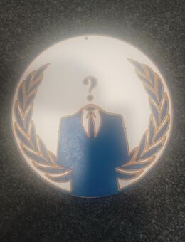 Kunst aus Düsseldorf V, Holz-Gravur-"Anonymous Leader" - Düsseldorf