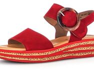 Gabor Keilsandalette, Plateau, Sommerschuh, Sandale mit trendigem Zierschnalle