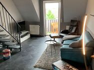 Vollmöbliert / Wunderschöne, helle 2 ZKB Maisonette-Wohnung mit Balkon und Luxus-Küche - Worms