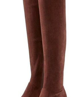 LASCANA Overkneestiefel Slouchy Boots,Langschaft Stiefel,Schlupf-Boot, weiches Stretchmaterial