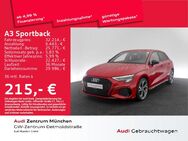 Audi A3, Sportback 40 TFSI e S line, Jahr 2022 - München