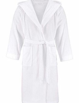Bruno Banani Unisex-Bademantel Robby, ideal für Sauna & Spa, Hotelbademantel, Morgenmantel, Langform, Walkfrottee, Kapuze, Gürtel, Damen & Herren Bademäntel, Baumwolle, mit Taschen, Reise, Sauna, S-3XL